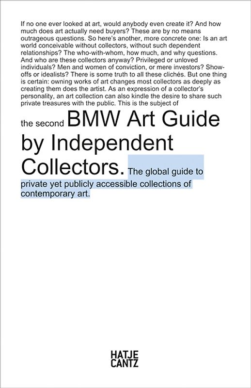 The second BMW Art Guide by Independent Collectors