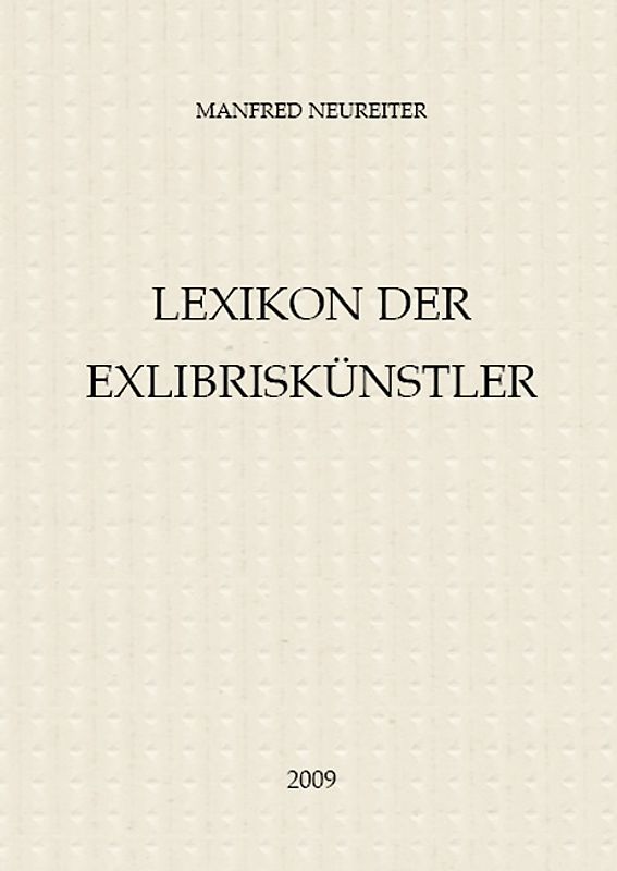 Lexikon der Exlibriskünstler