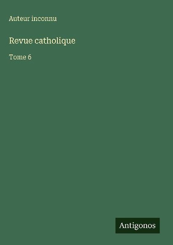 Revue catholique