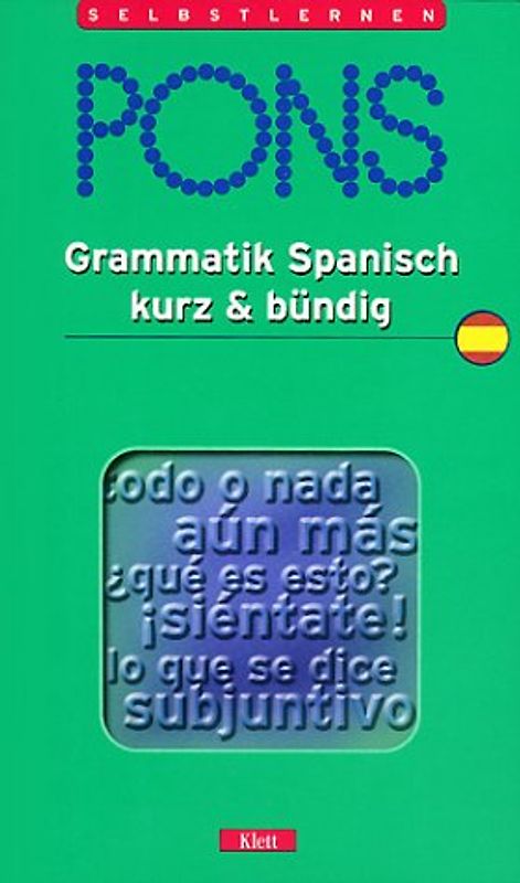 PONS Grammatik Spanisch