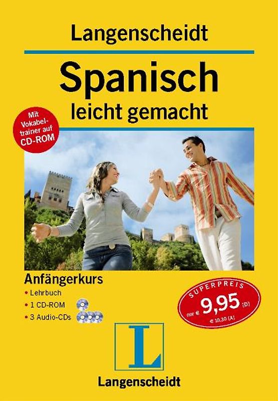 Langenscheidt Spanisch leicht gemacht - Set: Buch + 3 Audio-CDs + 1 CD-ROM. Anfängerkurs