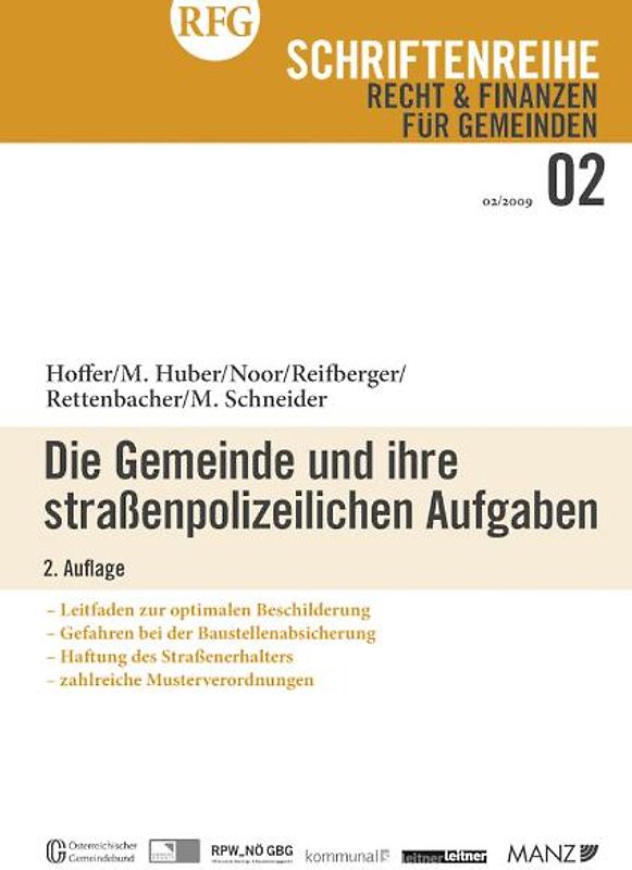 Die Gemeinde und ihre straßenpolizeilichen Aufgaben 2.Auflage