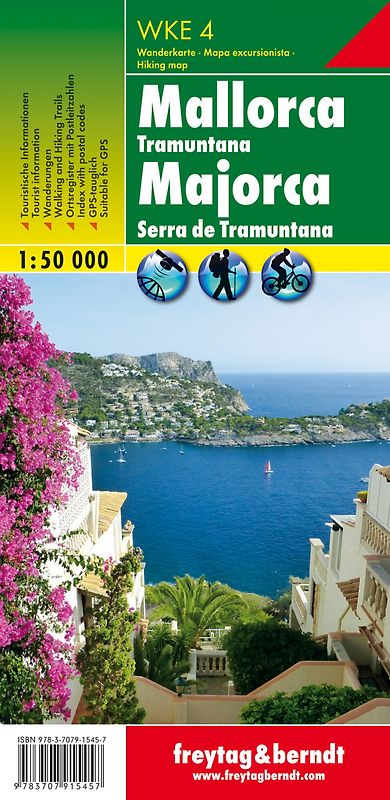 freytag & berndt Wanderkarte WKE 4 Mallorca - Tramuntana 1:50.000
