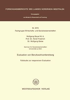 Evaluation von Berufswahlvorbereitung