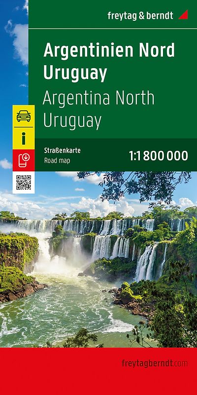 freytag & berndt Straßenkarte Argentinien Nord - Uruguay 1:1,8 Mio.