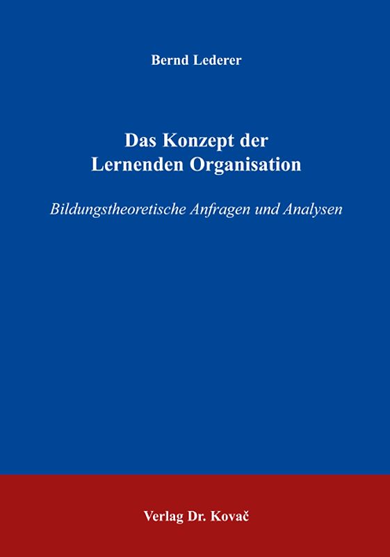 Das Konzept der Lernenden Organisation