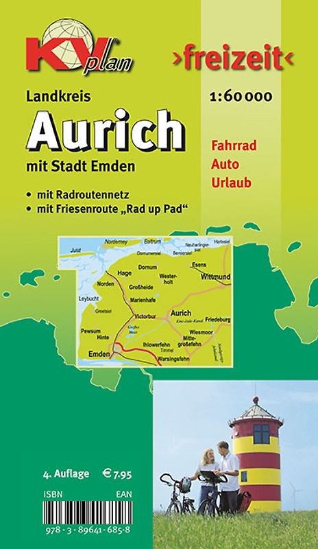 Aurich Landkreis mit Stadt Emden