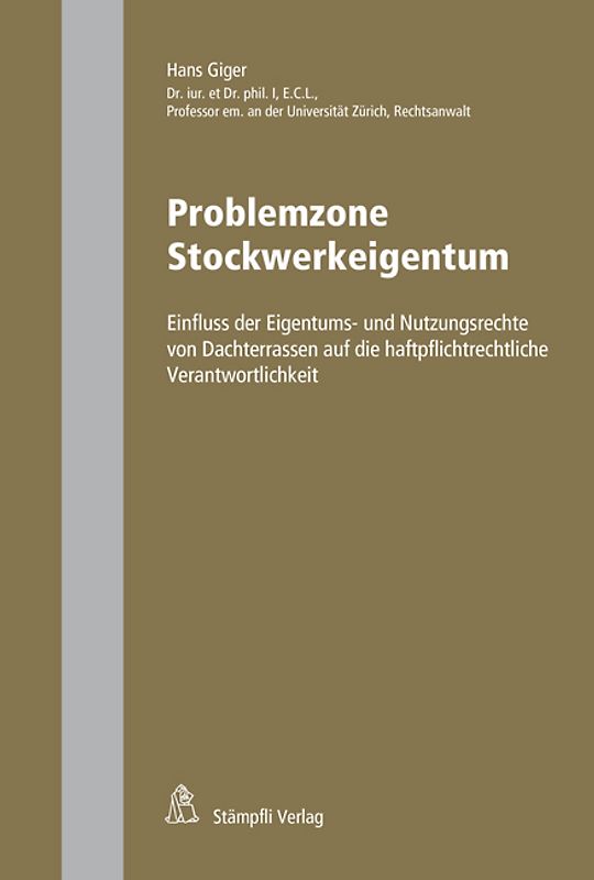 Problemzone Stockwerkeigentum