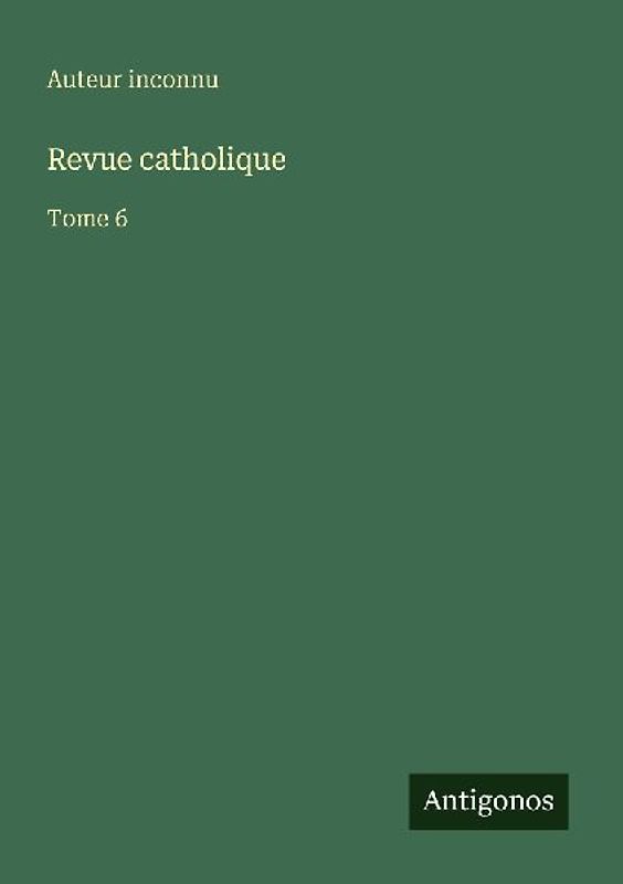 Revue catholique