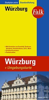 Falk Stadtplan Extra Würzburg 1:15.000