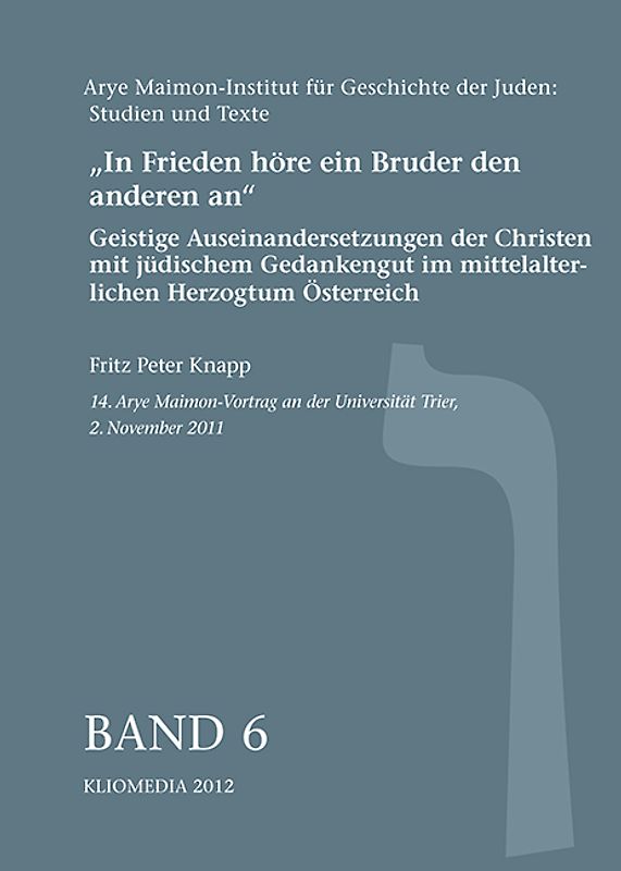 "In Frieden höre ein Bruder den anderen an"