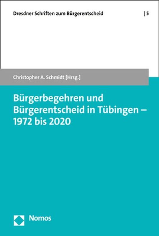 Bürgerbegehren und Bürgerentscheid in Tübingen – 1972 bis 2020