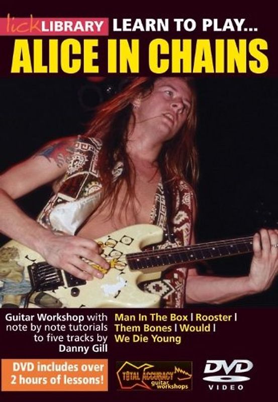 Lick Library: Learn To Play Alice In Chains. Für Gitarre DVD