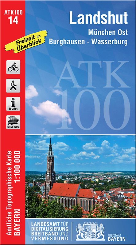 ATK100-14 Landshut (Amtliche Topographische Karte 1:100000)