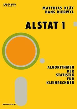 ALSTAT 1 Algorithmen der Statistik für Kleinrechner