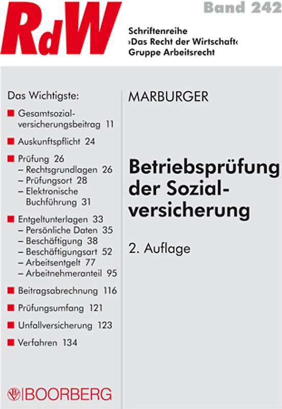 Betriebsprüfung der Sozialversicherung