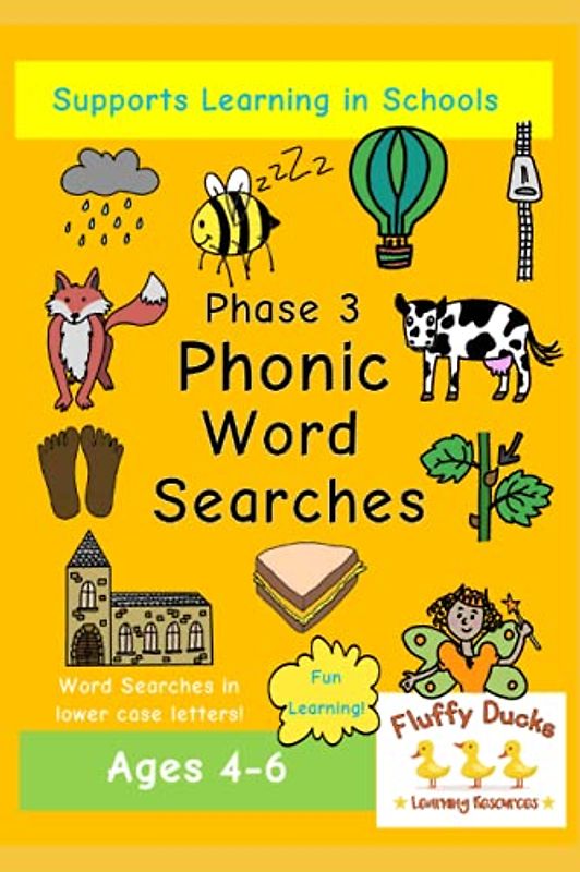 Phonic Word Searches Phase 3: Fun Learning: Student Book (Phonics Puzzle Books)