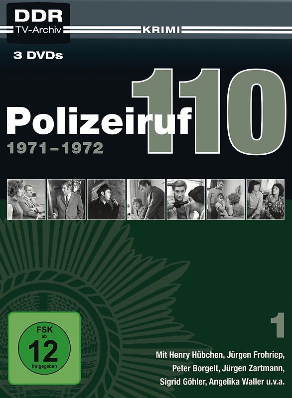 Polizeiruf 110 - Box 1: 1971-1972 ( DDR TV-Archiv ) [3 DVDs] DVD