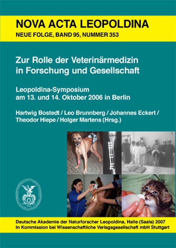 Zur Rolle der Veterinärmedizin in Forschung und Gesellschaft