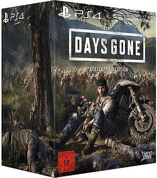 Days Gone [Collectors Edition, inkl. Steelbook, Soundtrack, Artbook, Figur, Aufnäher, 6 Sammelanstecker und 4 Aufkleber] PlayStation 4