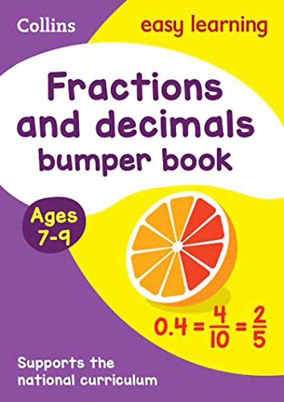 Fractions & Decimals Bumper Book Ages 7-9: Ideal for home learning (Collins Easy Learning KS2)