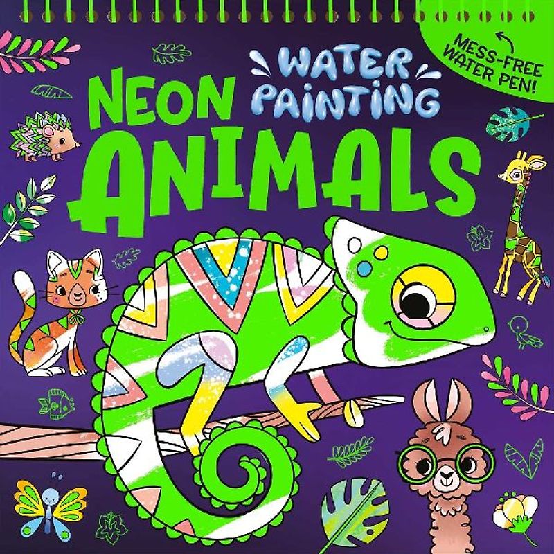 Water Painting: Neon Animals