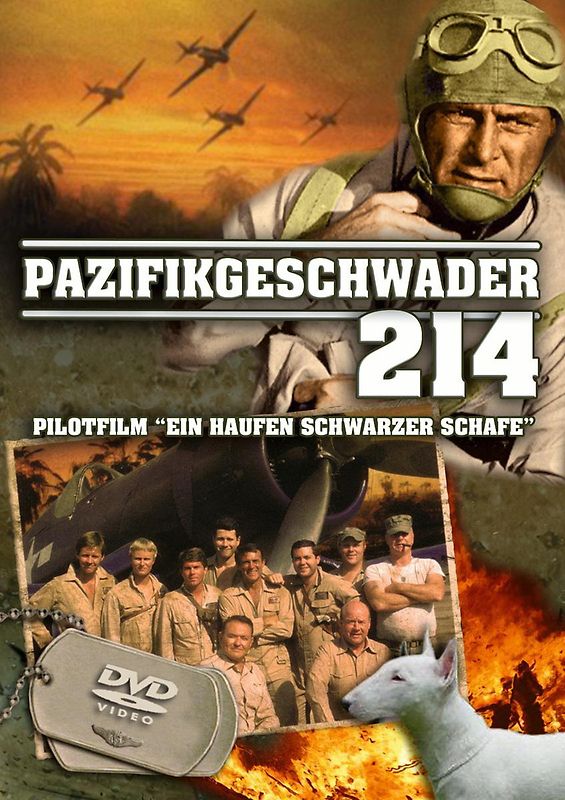 Pazifikgeschwader 214 - Ein Haufen Schwarzer Schafe - Pilotfilm - Gregory H. 'Pappy' Boyington DVD