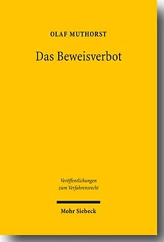 Das Beweisverbot