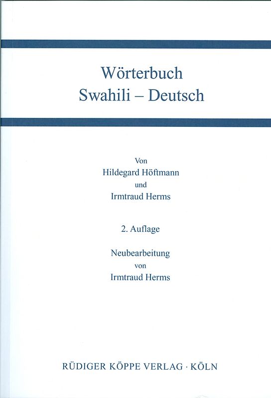 Wörterbuch Swahili-Deutsch / Deutsch-Swahili