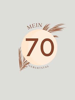 Gästebuch 70 Geburtstag: Buch zum Eintragen für Glückwünsche und die schönsten Fotos der Gäste I Geschenk für Frau oder Mann I Geschenkidee 70. Geburtstag