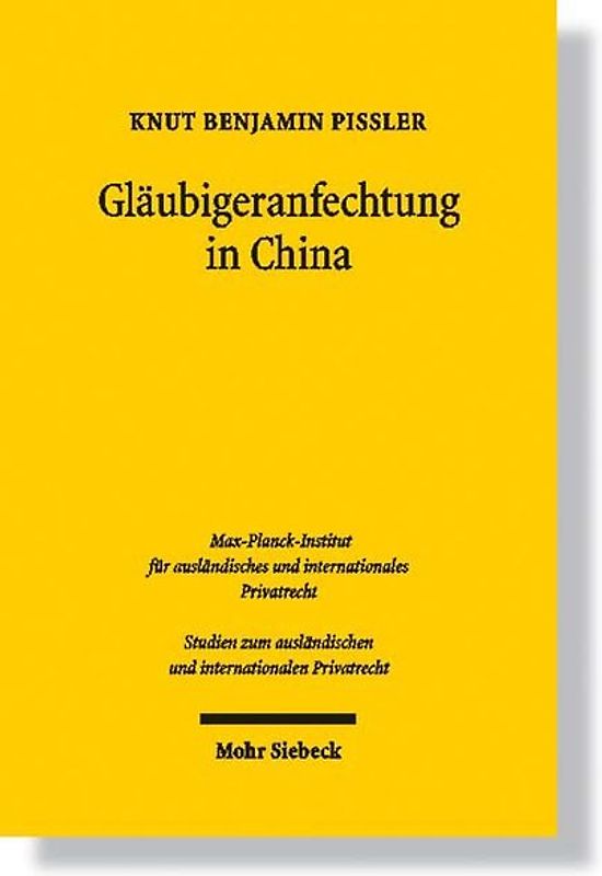 Gläubigeranfechtung in China
