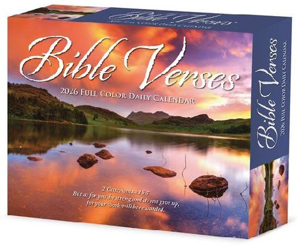 Bible Verses 2026 5.4 X 6.2 Box Calendar