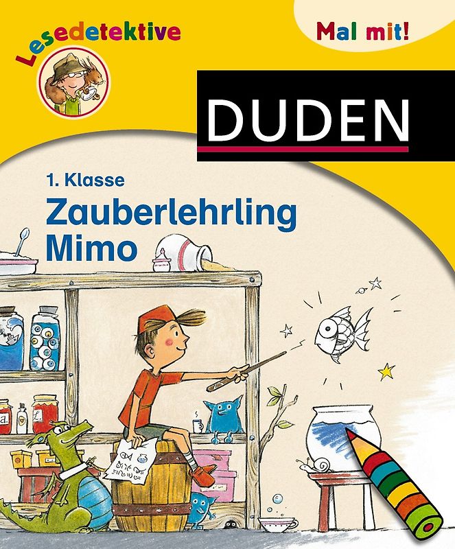 Lesedetektive Mal mit! - Zauberlehrling Mimo, 1. Klasse