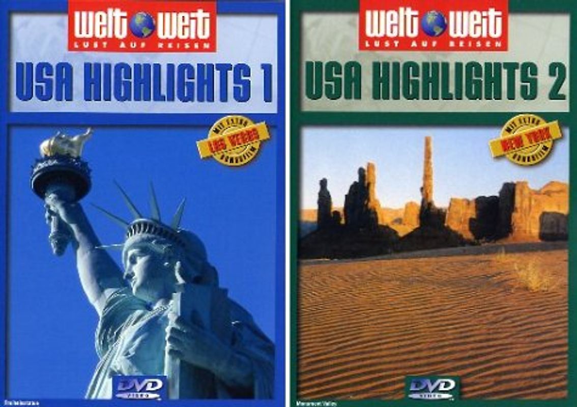 USA - Weltweit - Highlights 1+2 [2 DVDs] DVD