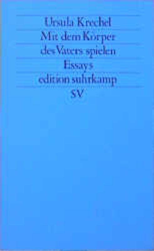 Mit dem Körper des Vaters spielen