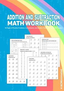 Addition And Subtraction Math Workbook 35 Pages of Practice Problems, Comparisons, and Sudoku Puzzles for 2nd to 4th Graders: Math Activities for the Elderly, Seniors and Children