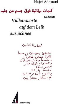 Vulkanworte auf dem Leib aus Schnee