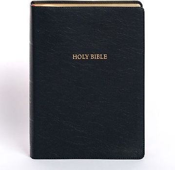 NASB Super Giant Print Reference Bible, Black Leathertouch