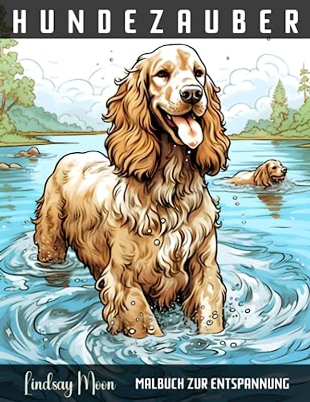 Hundezauber Malbuch zur Entspannung: 40 meditative Malvorlagen für Hundeliebhaber - Ausmalbuch für entspannte Stunden | Entdecke die heilsame Wirkung des Malens | Entspannende Auszeit für Hundefreunde