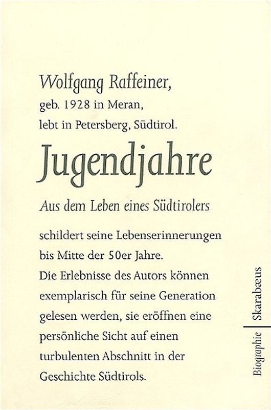 Jugendjahre
