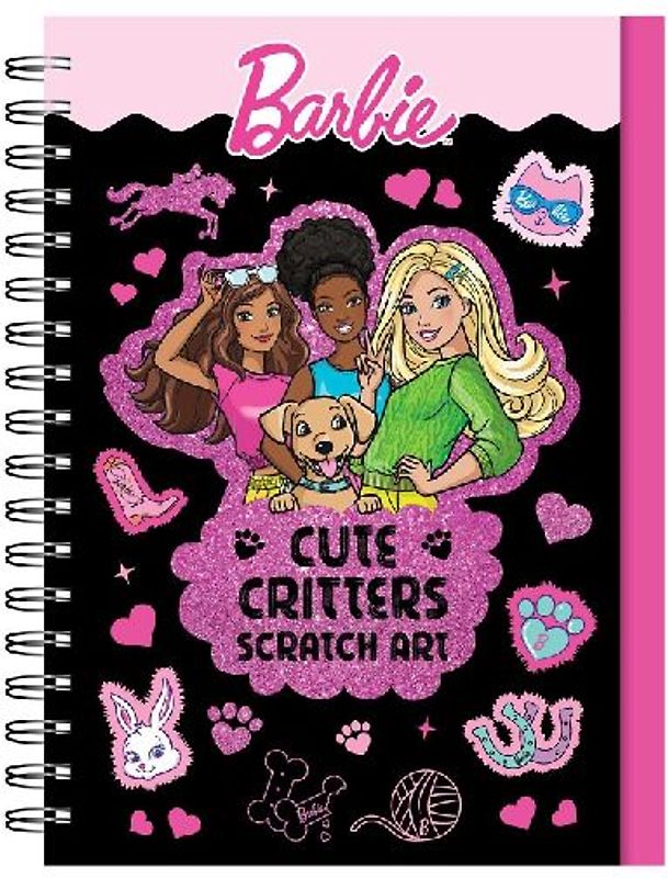 Barbie: Cute Critters Scratch Art