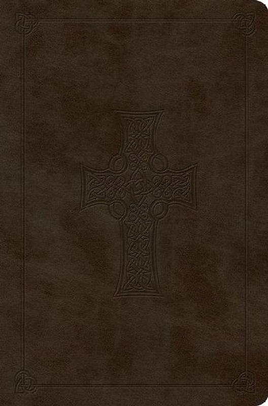 ESV Value Compact Bible (Trutone, Olive, Celtic Cross Design)
