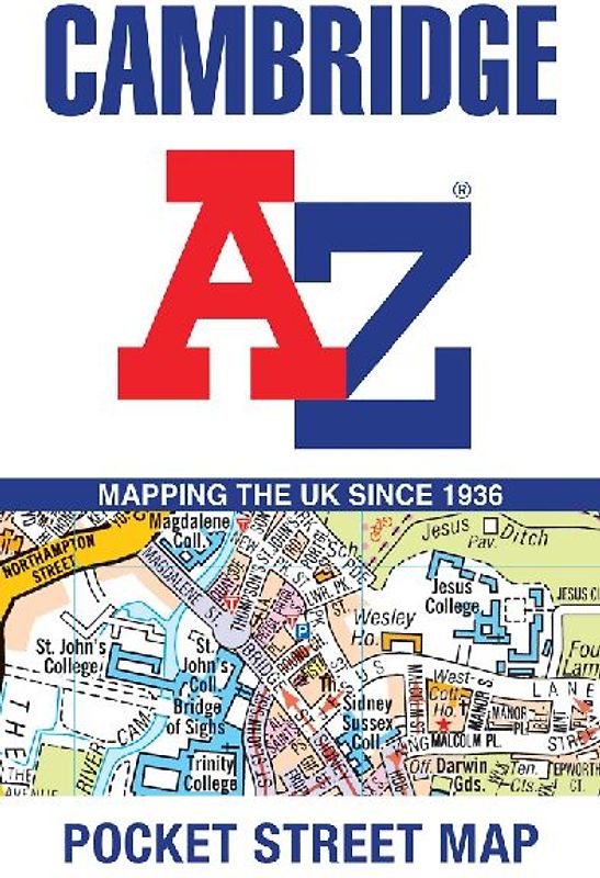 Cambridge A-Z Pocket Street Map