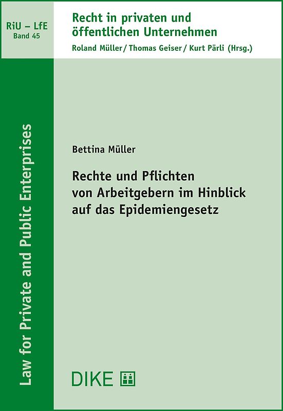 Rechte und Pflichten von Arbeitgebern im Hinblick auf das Epidemiengesetz