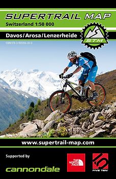 Supertrail Map Davos / Arosa / Lenzerheide