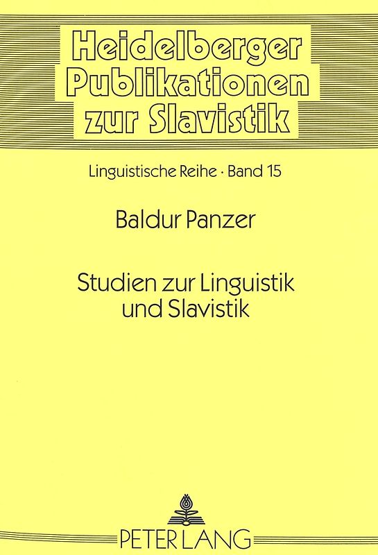 Studien zum slavischen Verbum