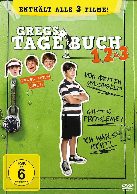 Gregs Tagebuch 1,2 & 3 [3 DVDs] DVD