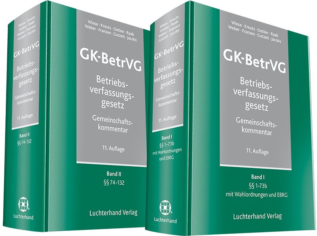 GK-BetrVG Betriebsverfassungsgesetz Gemeinschaftskommentar
