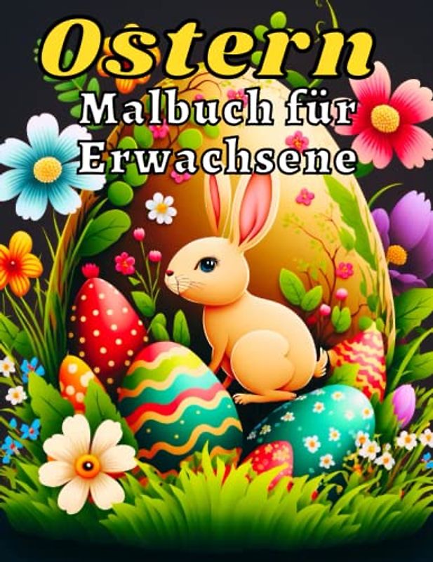 Ostern Malbuch für Erwachsene: Ostereier-Mandala-Malbuch für Erwachsene, Ostern und Frühling Malbuch für Erwachsene, Wunderschöne Ostereier zum ... die Osterfeiertage, Ausmalbilder zu Ostern.