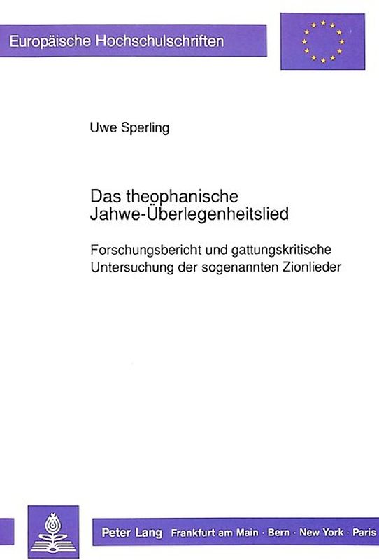 Das theophanische Jahwe-Überlegenheitslied